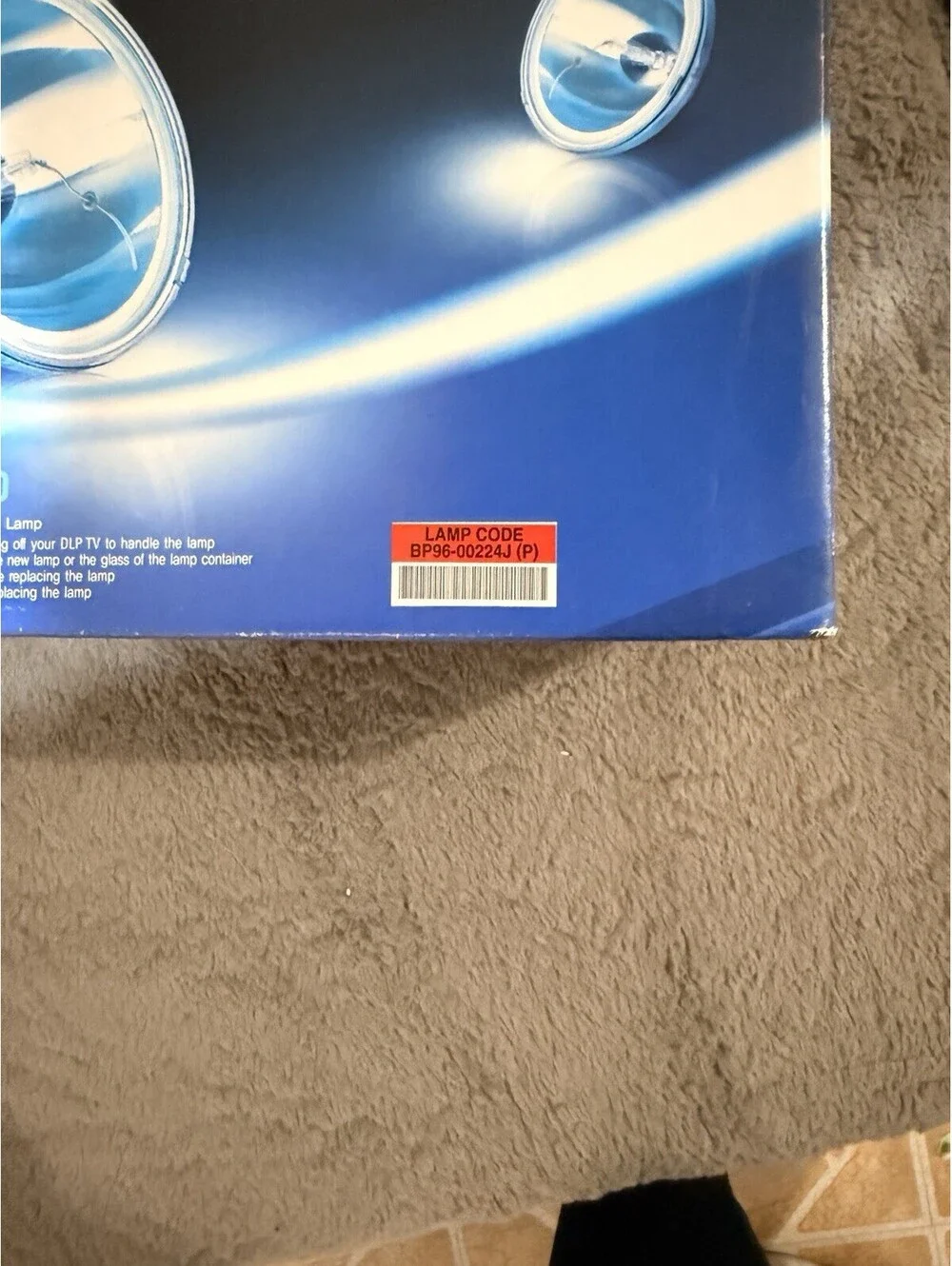 Samsung DLP TV Replacement Lamp BP96-00224J BP96-00089E New
